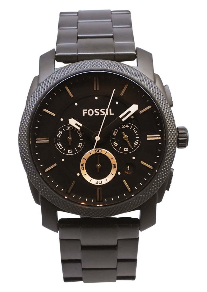 Fossil Men's Machine Black Dial Watch