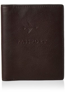 Fossil Leather RFID Blocking Passport Holder Case Wallet  (Model: MLG0358222)