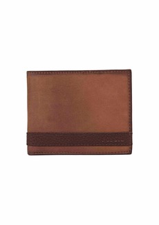 Fossil Men's Quinn Leather Bifold with Flip ID Wallet Brown (Model: ML3644200)
