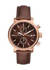 Fossil Men's Rhett Multifunction, Rose Gold-Tone Stainless Steel Watch