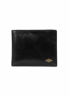 Fossil Men's Ryan Leather RFID-Blocking Bifold Passcase with Removable Card Case Wallet  (Model: ML3829001)