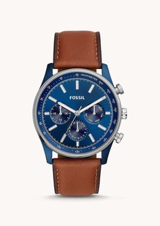 Fossil Men's Sullivan Multifunction, Blue-Tone Stainless Steel Watch
