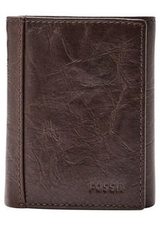 Fossil Neel Leather Wallet in Brown at Nordstrom