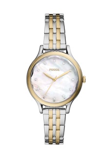 Fossil Outlet Women's Laney Three-Hand, Stainless Steel Watch