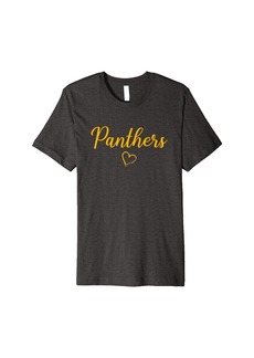 Fossil Ridge Panthers Above  Heart Premium T-Shirt