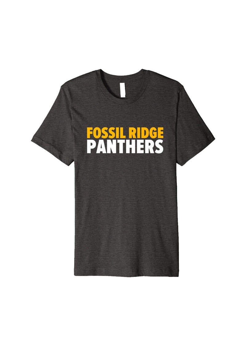 Fossil Ridge Panthers Bold Premium T-Shirt