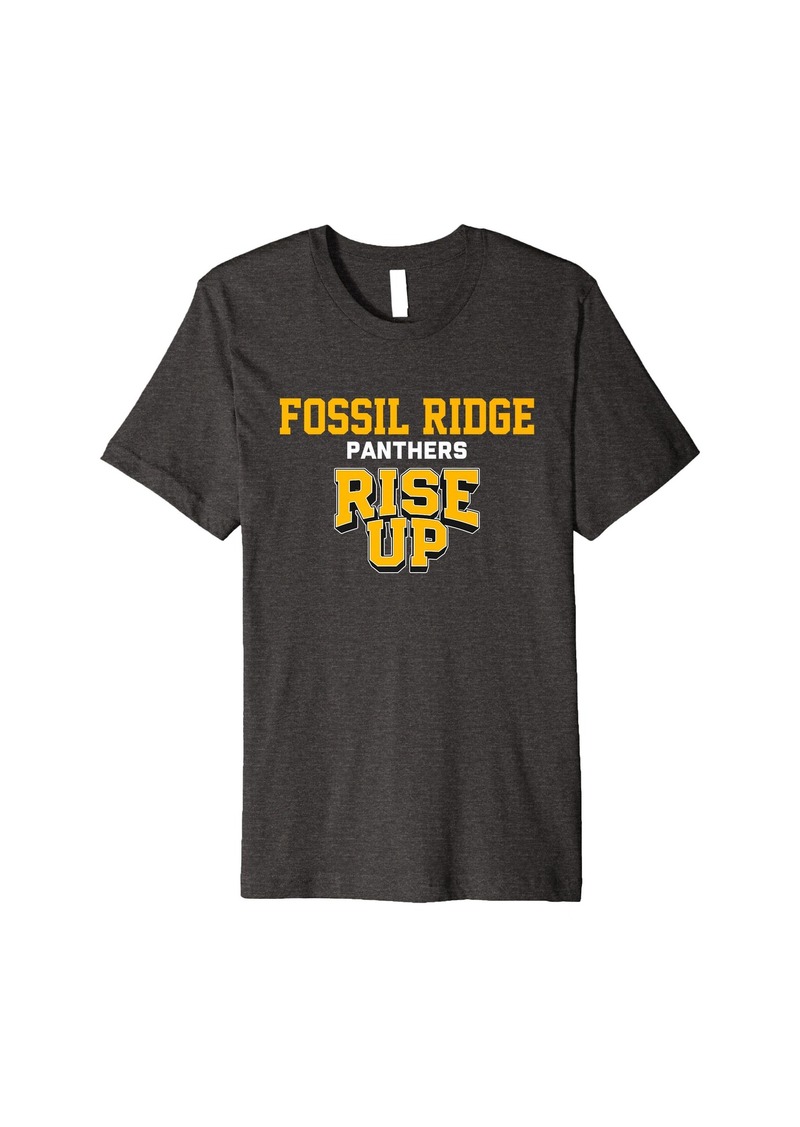 Fossil Ridge Panthers Rise Up HS Premium T-Shirt