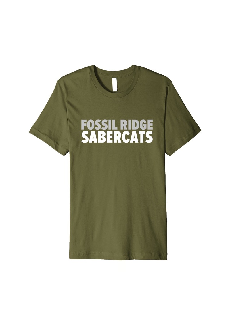 Fossil Ridge Sabercats Bold Premium T-Shirt