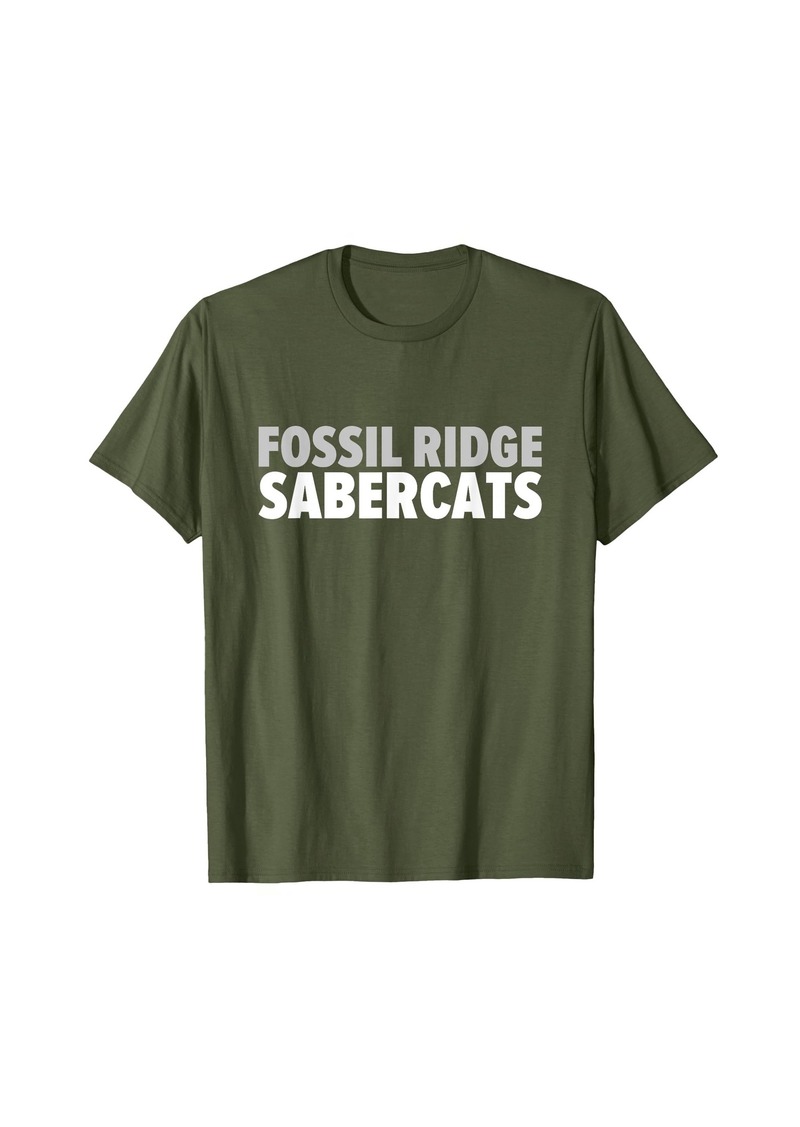 Fossil Ridge Sabercats Bold T-Shirt