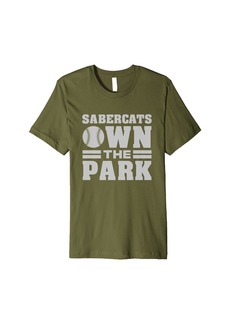 Fossil Ridge Sabercats Own the Park Premium T-Shirt