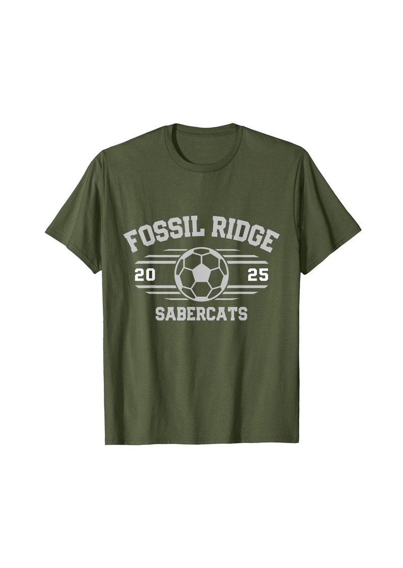 Fossil Ridge Sabercats Soccer Ball 2025 T-Shirt