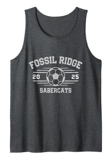 Fossil Ridge Sabercats Soccer Ball 2025 Tank Top