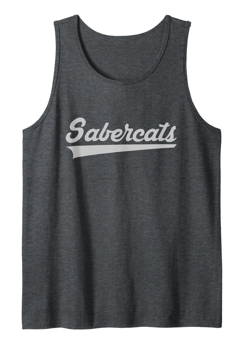 Fossil Ridge Sabercats Vintage Swoosh Tank Top