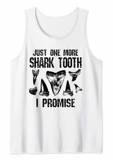 Fossil Shark Tooth Funny I Promise Teeth Fossils Collector Tank Top