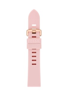 Fossil Unisex 20mm Blush Silicone Watch Band