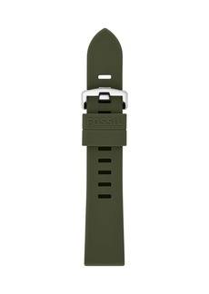 Fossil Unisex 20mm Green Silicone Watch Band