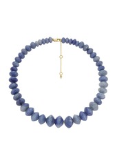 Fossil Women's All Stacked Up Blue Aventurine Beaded Necklace
