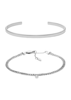 Fossil Women's Arm Party Stainless Steel Bracelet Gift Set