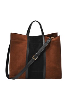 Fossil Women's Carmen Leather Tote Bag Purse Handbag  (Model: ZB7891199)