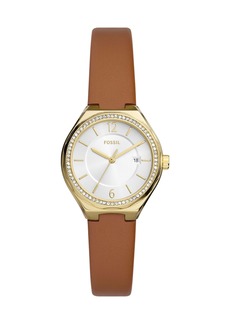 Fossil Women's Eevie Three-Hand Date, Gold-Tone Stainless Steel Watch