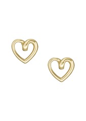 Fossil Women's Gold-Tone Stainless Steel Stud Earrings