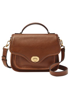 Fossil Women's Heritage Leather Top Handle Crossbody