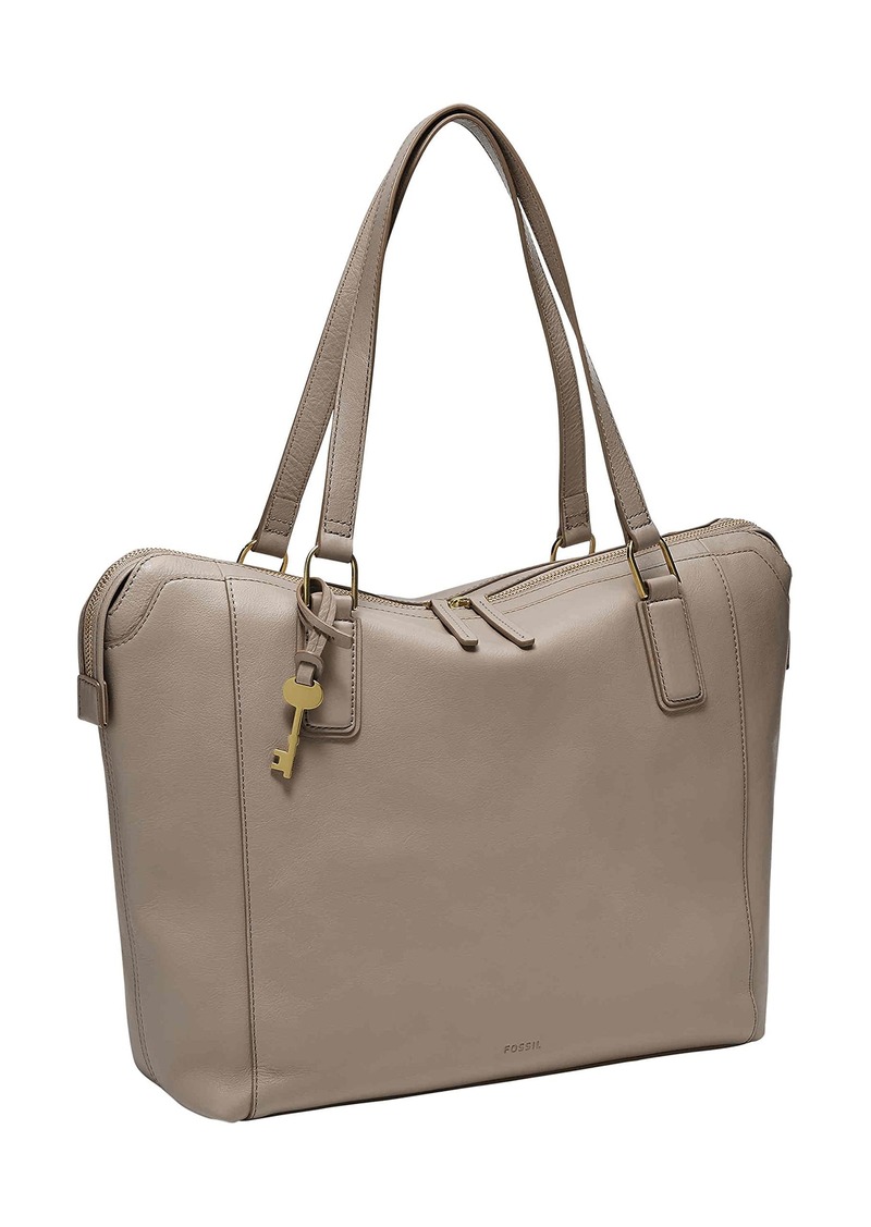 Fossil Women's Jacqueline Eco-Leather Tote Bag Purse Handbag  (Model: ZB1502788)
