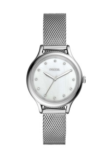 Fossil Women's Laney Three-Hand, Stainless Steel Watch
