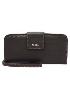 Fossil Women's Madison Leather Zip Clutch