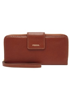Fossil Women's Madison Leather Zip Clutch