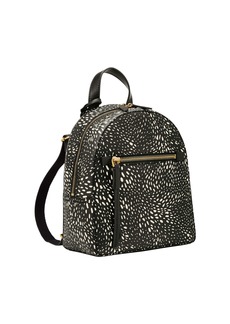 Fossil Women's Megan Printed Polyurethane Small Backpack