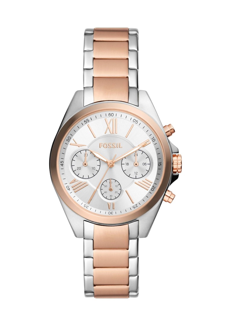 Fossil Fossil Women's Modern Courier Chronograph, Two-Tone Stainless ...