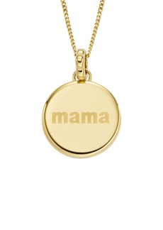 Fossil Women's Mothers Day Locket Gold-Tone Stainless Steel Pendant Necklace