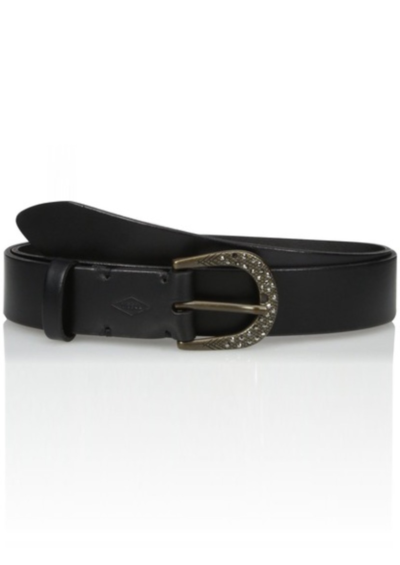 Fossil Fossil Women&#39;s Rhinestone Buckle Belt Large Now $21.26 - Shop It To Me