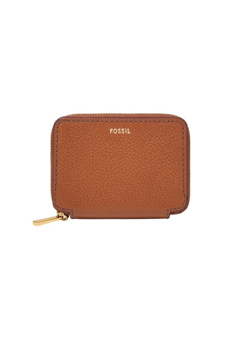 Fossil Women's Sofia Leather Zip Card Case