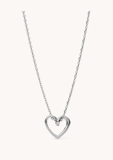 Fossil Women's Stainless Steel Pendant Necklace
