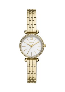 Fossil Women's Tillie Mini Three-Hand, Gold-Tone Stainless Steel Watch