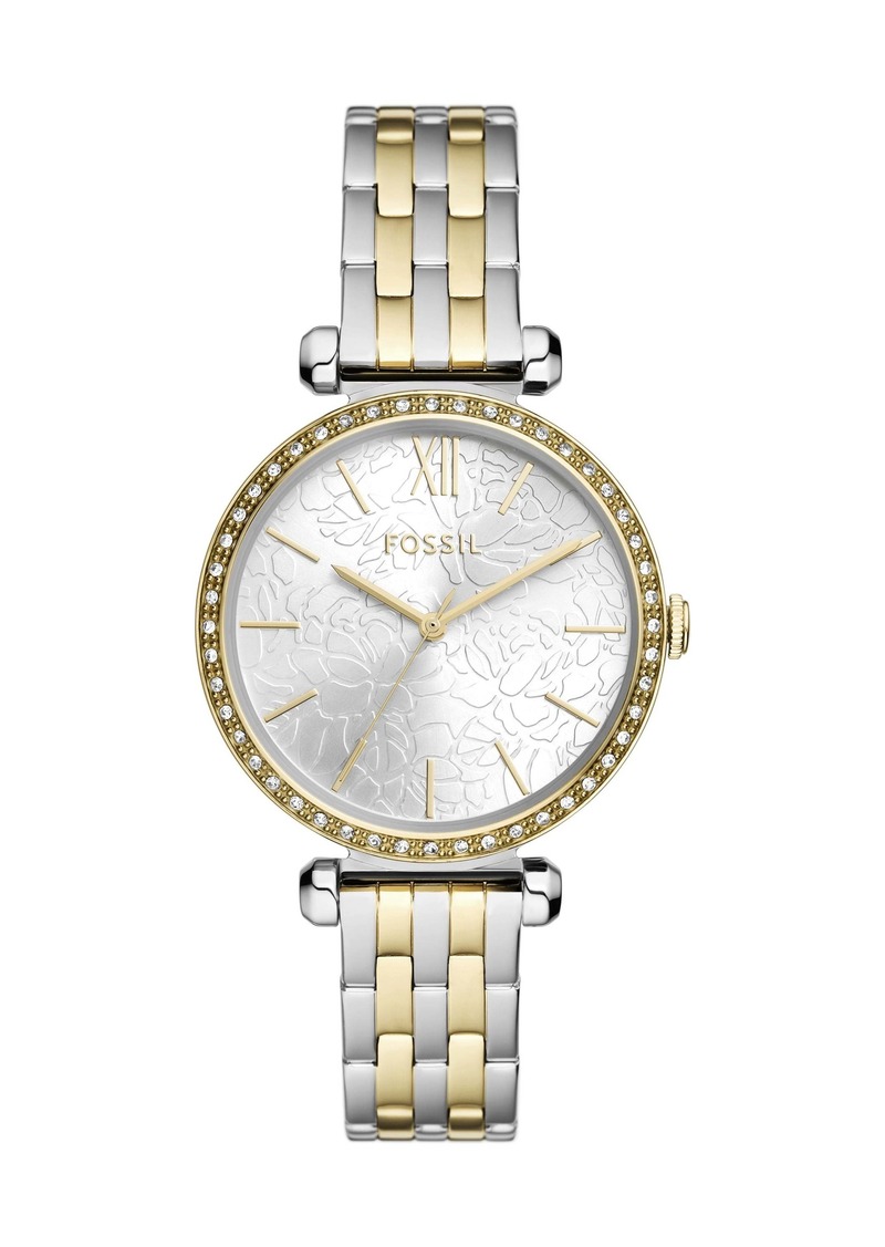 Fossil Women's Tillie Three-Hand, Two-Tone Stainless Steel Watch