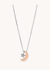 Fossil Women's Two-Tone Stainless Steel Pendant Necklace