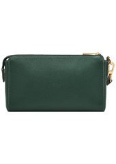 Fossil Wristlet Leather Wallet - Viridian