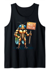 Fossil Insect Protein Entomophagy Team Cicada Cicadas Mascot Tank Top
