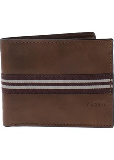 Fossil Jared Mens Leather Organizational Bifold Wallet