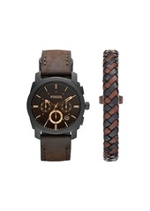 Fossil Machine Watch and Bracelet Box Set - FS5251SET