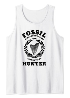 Megalodon fossil hunter Sharks teeth hunter Paleontologist Tank Top