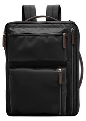 Men's Fossil Buckner Convertible Backpack - Black