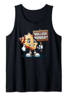 Fossil Mollusk Monday Happy Conch Shell Sea Shell Collecting Tank Top