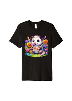 Fossil Opossum in Flower Garden Flower Friday Garden Life Premium T-Shirt