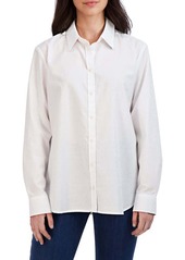 Foxcroft Croc Pattern Button-Up Shirt