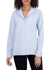 Foxcroft Katie Cotton Button-Up Shirt