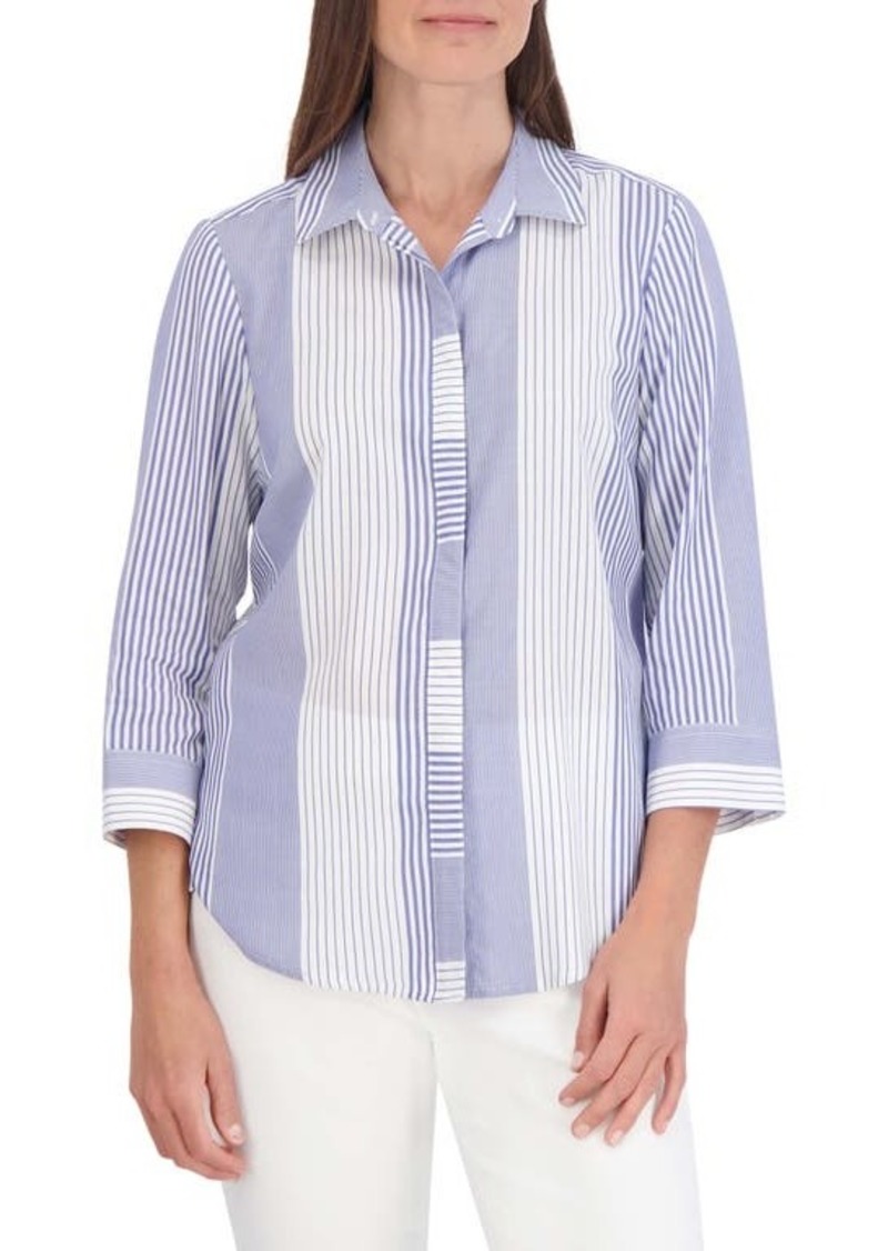 Foxcroft Luna Stripe Shirt